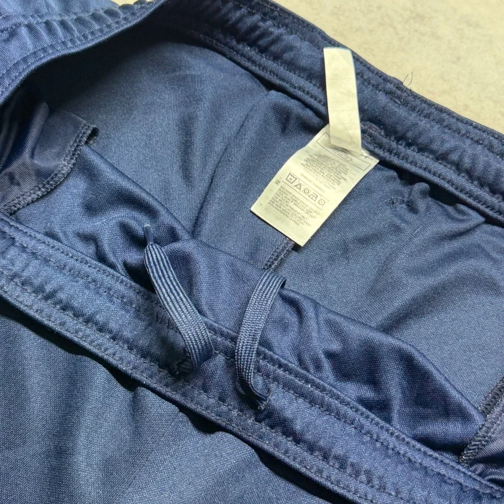 Adidas‎ Navy Blue Red Side Track Pants Mens XL Ankle Zip Athletic Streetwear